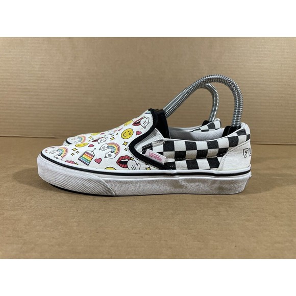 Vans OTW Flour Shop Rainbow Icons Emoticon Checkered - 721278 - Women’s Size 6.5 - Picture 5 of 10